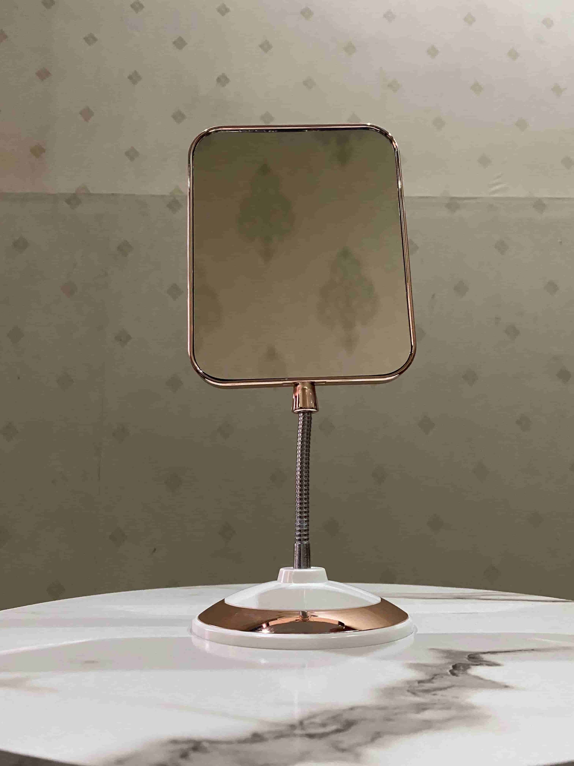 Flexible Double-Sided 360° Rotating Makeup Mirror