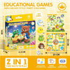 2-in-1 Educational Children's Ludo Board Game
