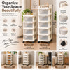 Premium Tier Rolling Drawer Storage Trolley