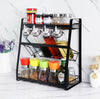 3-Tier Angled Spice & Bottle Kitchen Storage Rack