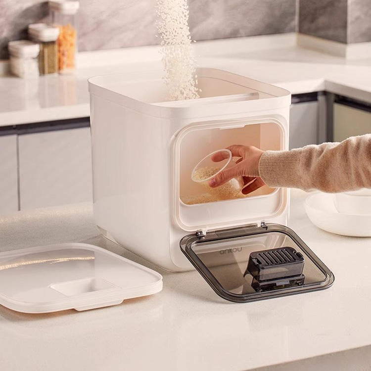 10kg Airtight Press-Type Rice & Grain Storage Box GH