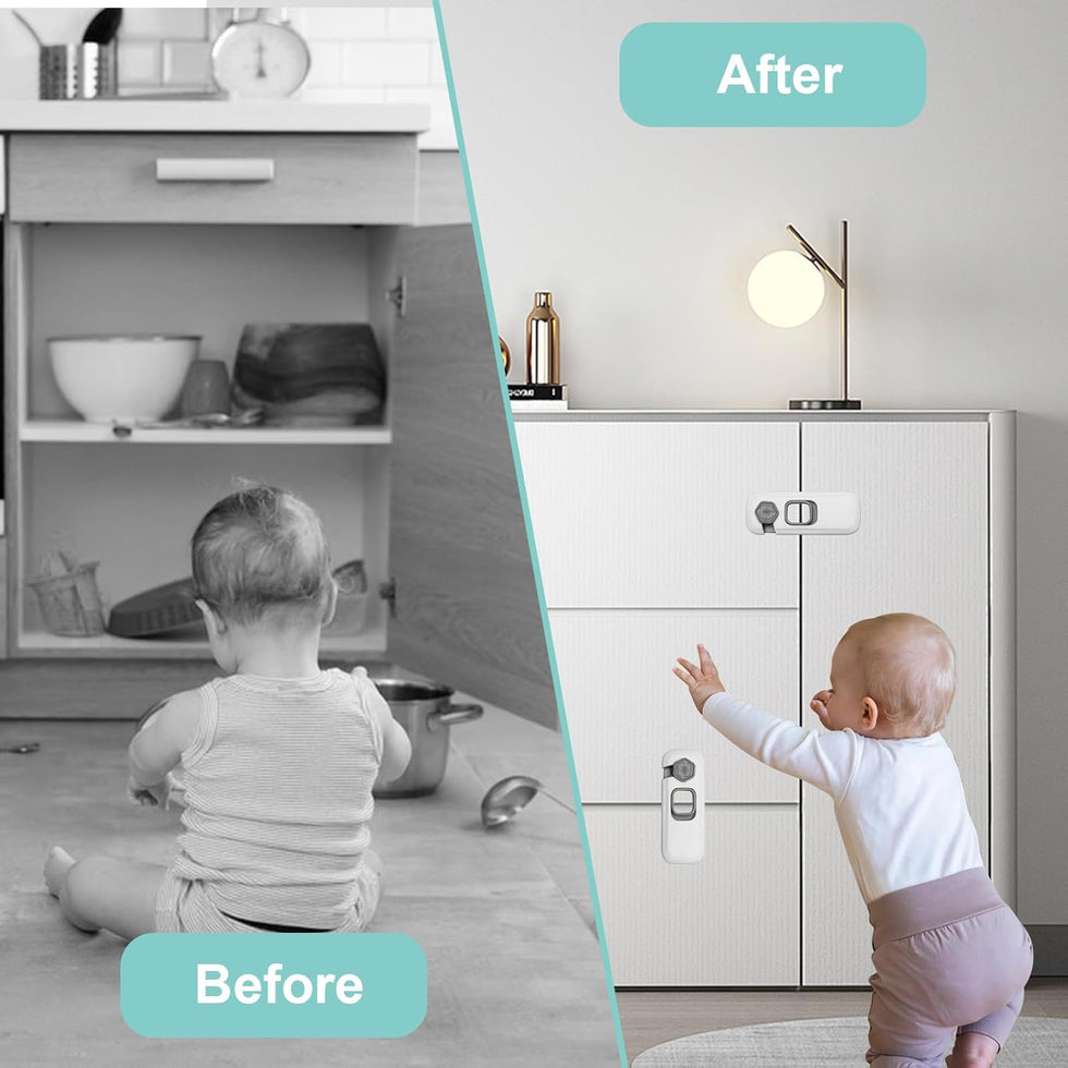 360° Rotatable Child Safety Locks for Fridge & Cabinets GH