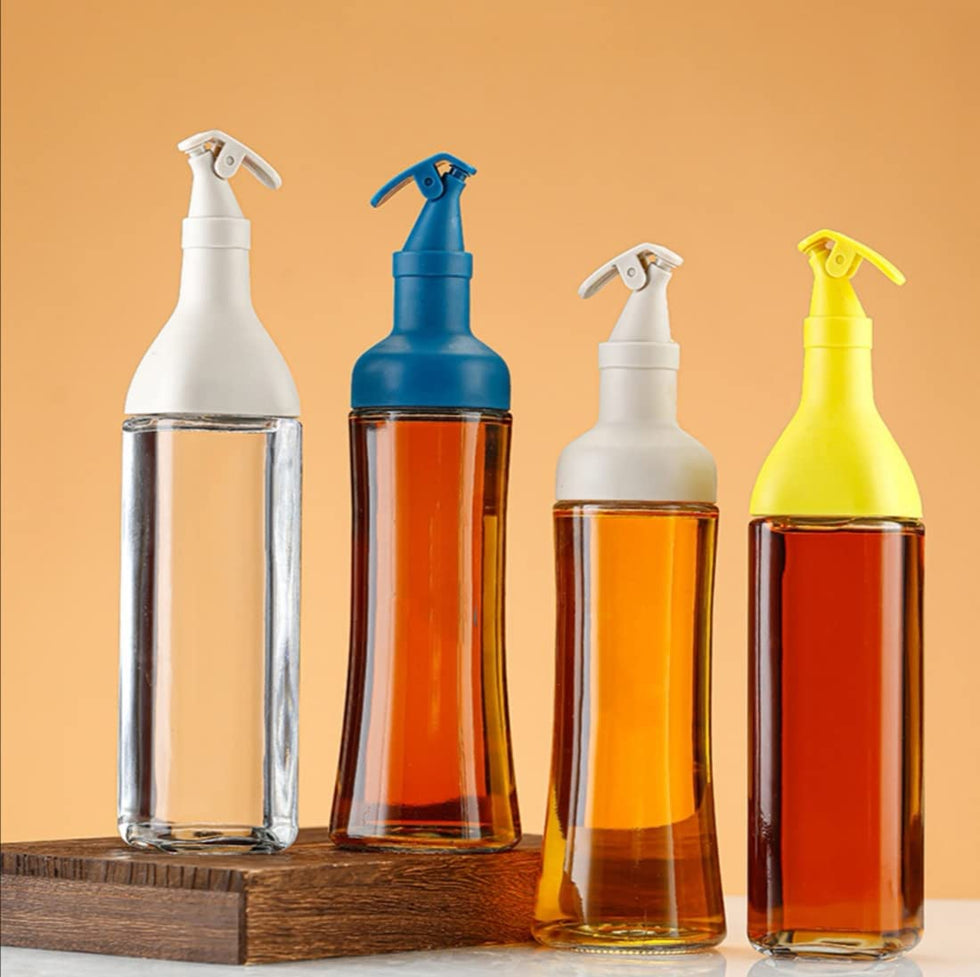 500ml Leak-Proof Glass Oil Dispenser & Vinegar Pourer