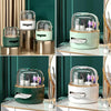 Premium Vanity Organizer - Tissue Box & Skincare Showcase with Acrylic Door