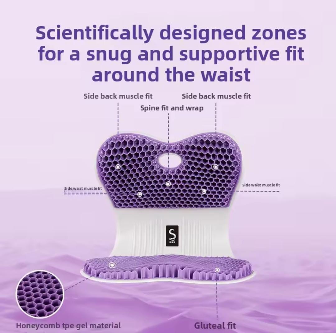 Integrated Ergonomic Decompression Seat Cushion
