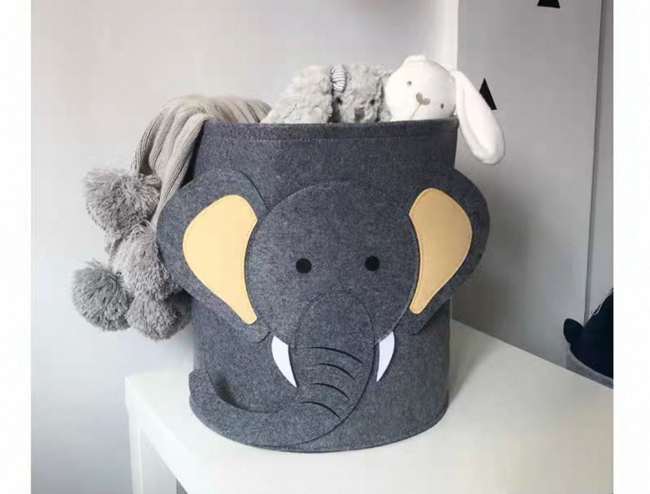Adorable Felt Animal Sanctuary - Multipurpose Laundry & Toy Basket