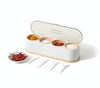Wonder 4-Grid Large Masala Box - Bulk Spice Organizer with Spoons
