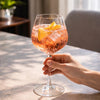 Crystal Round Champagne Goblets – Premium Set of 4
