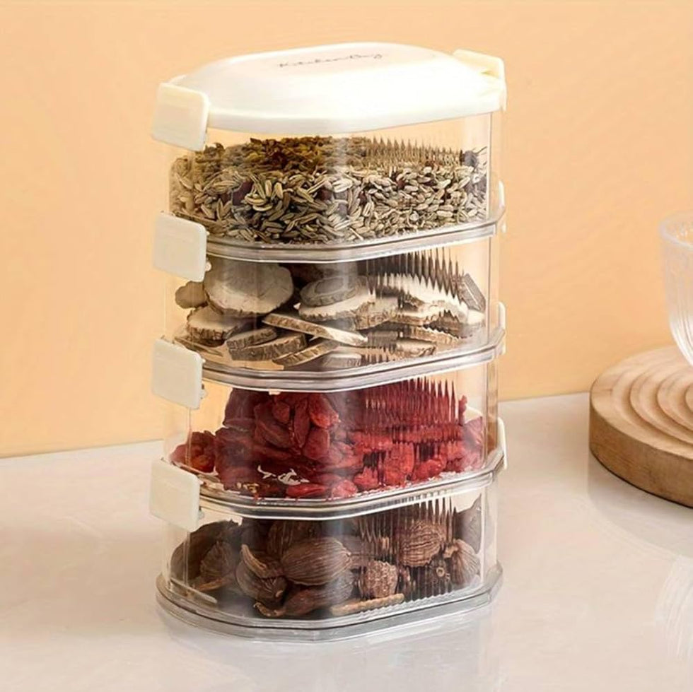 Stackable Modular Spice Containers Stackable Airtight Spice Containers Price in Pakistan - Trenducts ...