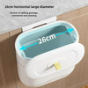 Wall-Mounted Swing-Top Waste Bin – Waterproof Space-Saver