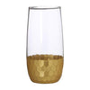 Artisan Hand-Hammered Crystal Glass Set (6-Piece)
