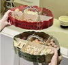 Multi-Compartment Nut & Snack Storage Box – Airtight Serving Tray