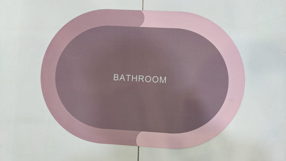Super Absorbent Nappa Leather Bathroom Mat – Anti-Slip Quick-Dry Magic Floor Rug