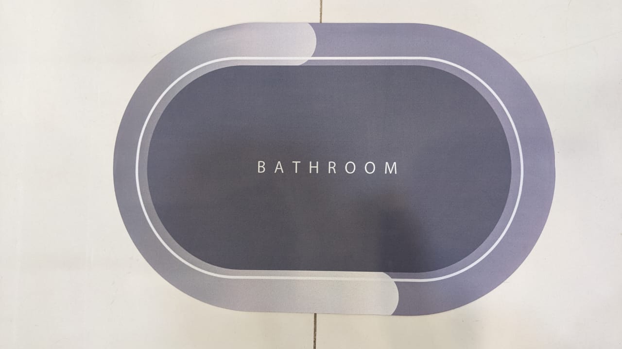 Super Absorbent Nappa Leather Bathroom Mat – Anti-Slip Quick-Dry Magic Floor Rug