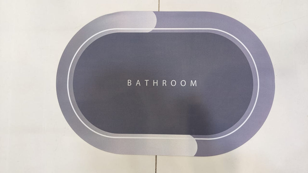 Super Absorbent Nappa Leather Bathroom Mat – Anti-Slip Quick-Dry Magic Floor Rug