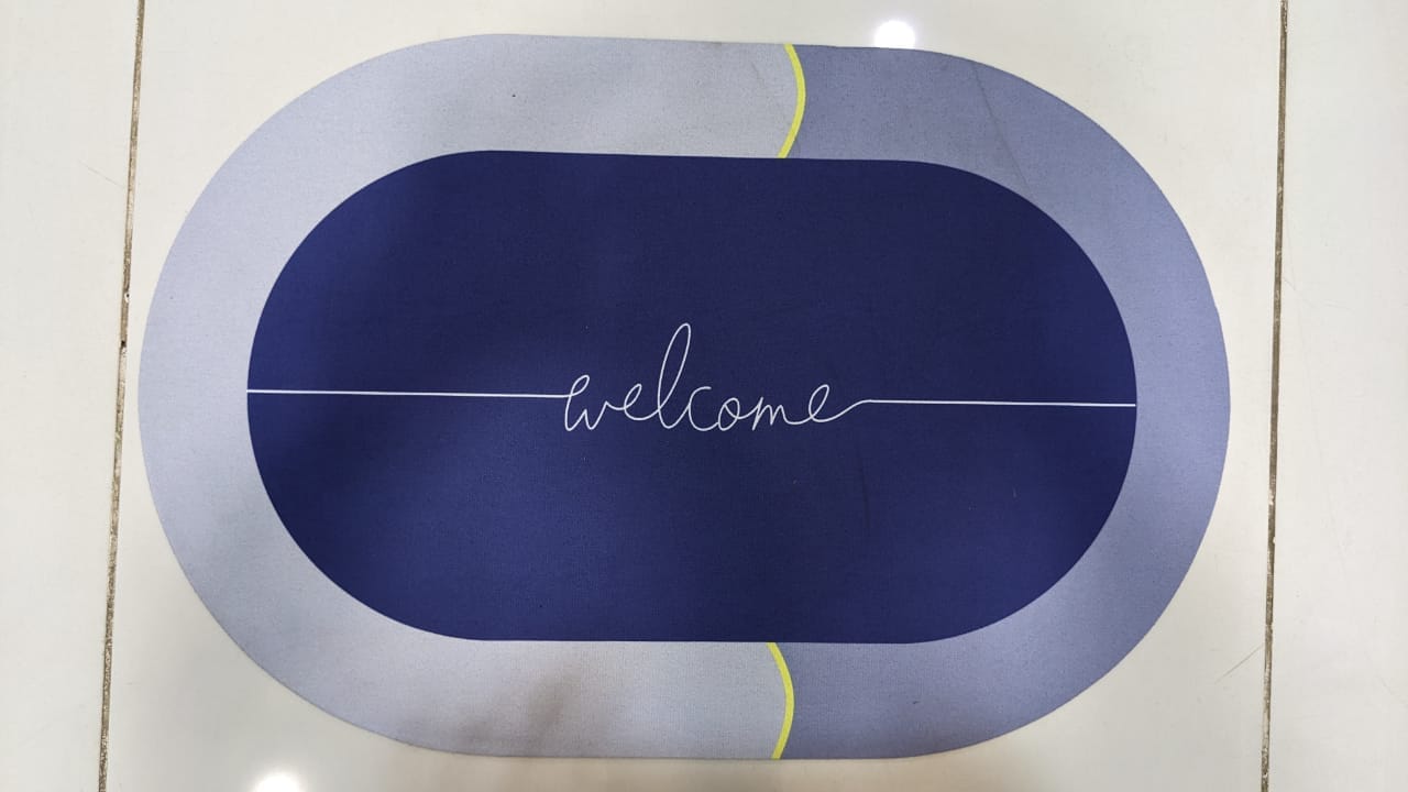 Super Absorbent Nappa Leather Bathroom Mat – Anti-Slip Quick-Dry Magic Floor Rug