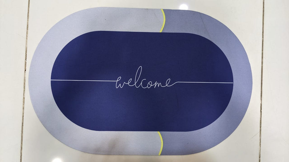 Super Absorbent Nappa Leather Bathroom Mat – Anti-Slip Quick-Dry Magic Floor Rug