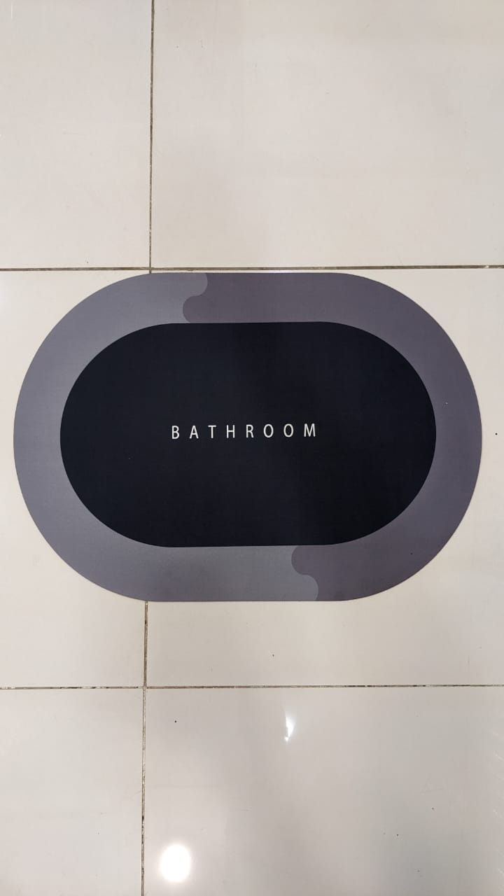 Super Absorbent Nappa Leather Bathroom Mat – Anti-Slip Quick-Dry Magic Floor Rug
