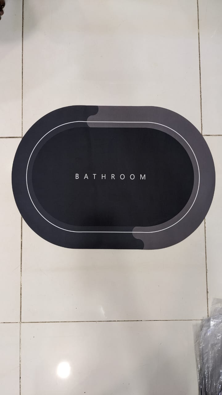 Super Absorbent Nappa Leather Bathroom Mat – Anti-Slip Quick-Dry Magic Floor Rug