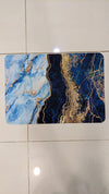 Modern Square-Edge Quick-Dry Bathroom Mat – Super Absorbent Anti-Slip Floor Rug