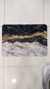 Modern Square-Edge Quick-Dry Bathroom Mat – Super Absorbent Anti-Slip Floor Rug