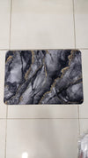 Modern Square-Edge Quick-Dry Bathroom Mat – Super Absorbent Anti-Slip Floor Rug