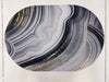 Luxury Oval Marble Pattern Bathroom Mat – Quick-Dry Super Absorbent Anti-Slip Rug