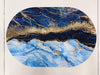 Luxury Oval Marble Pattern Bathroom Mat – Quick-Dry Super Absorbent Anti-Slip Rug