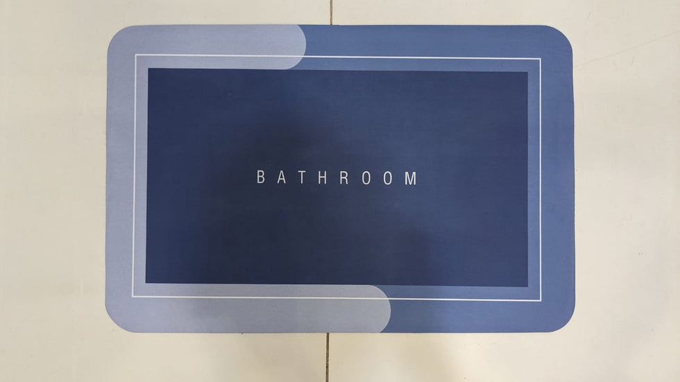 Square Bath & Kitchen Mat – Super Absorbent Quick-Dry Anti-Slip Floor Rug