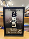 Nissan GT-R 3D Kinetic Metal Car Art Wooden Frame