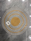 Hand-Woven Braided Cotton Round Table Mat