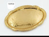 Luxurious Golden Engraved Stainless Steel Serving Tray(17x28cm)