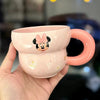 Disney Mickey & Friends Bubble Pastel Ceramic Mug – Donald Duck 3D Sculpted Handle Coffee Cup
