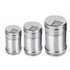Stainless Steel Rotary Spice & Seasoning Shaker Set