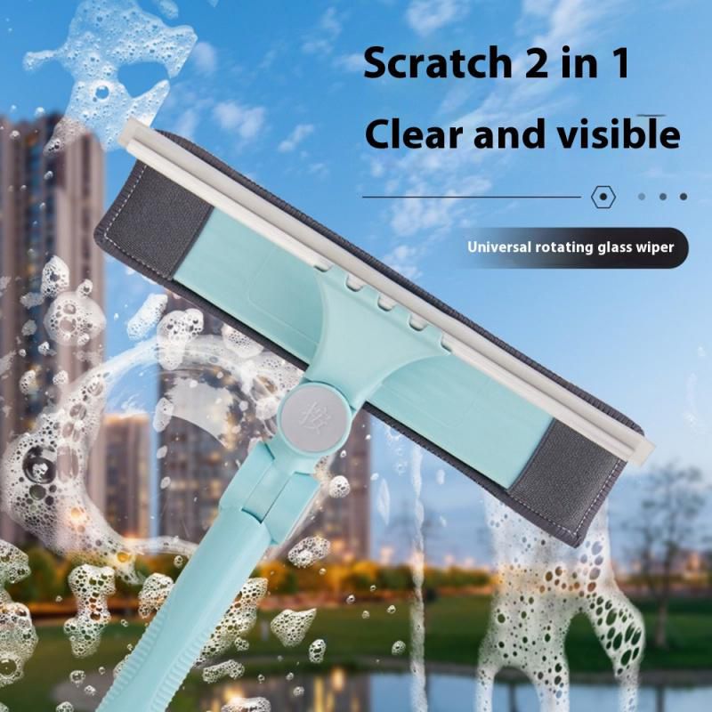 2-in-1 Professional Rotating Window Wiper & Microfiber Mop