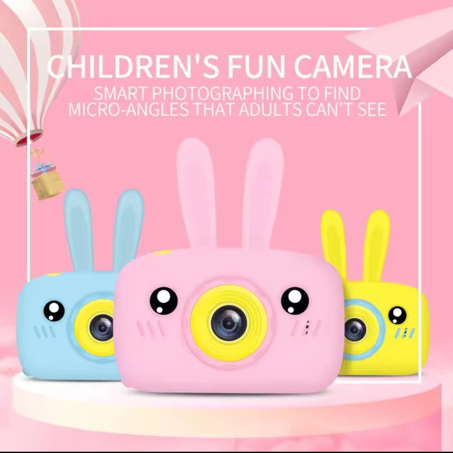Mini Digital Cartoon Kids Camera with Shockproof Silicone Shell