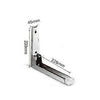 Space Saver Heavy-Duty Wall Mount Microwave Bracket Set (35kg Capacity)