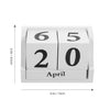 Premium Classic Wooden Perpetual Desk Calendar