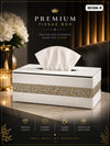 Premium High-Capacity Dispenser with Textured Crystal Accent