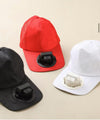 Mesh Cooling Fan Sunhat – USB Type-C Rechargeable Personal Cooling Cap