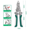 6-in-1 Folding Electrical Tester Screwdriver & Wire Stripper