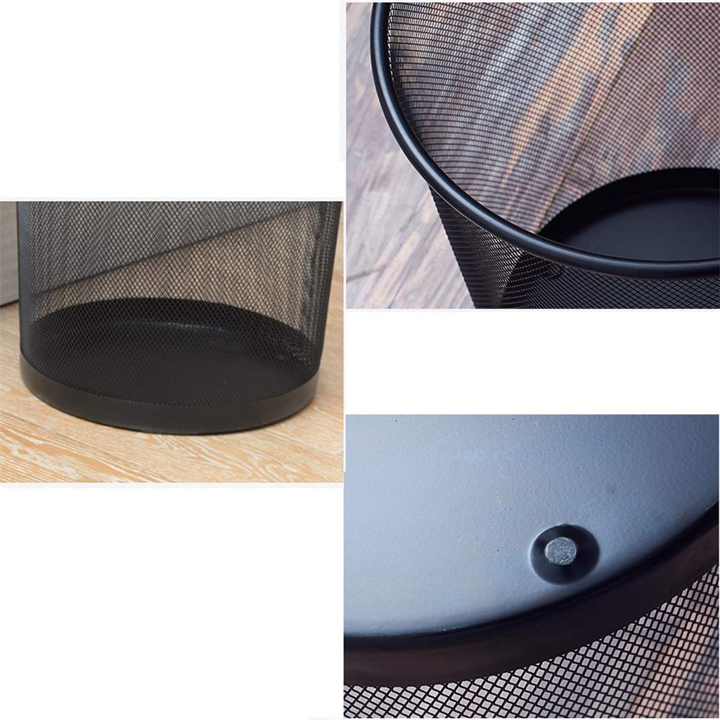 Metal Mesh Trash Can – Rustproof Wire Waste Bin