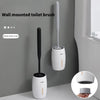 Silicone Toilet Brush with Holder – Wall Mount & Floor Stand