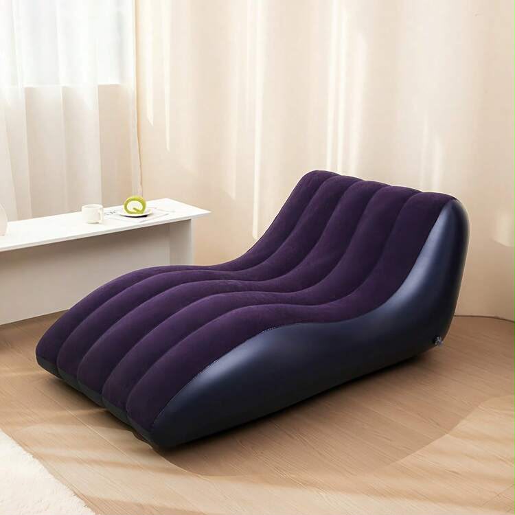 Ergonomic Air Sofa Lounger – Foldable Inflatable Couch