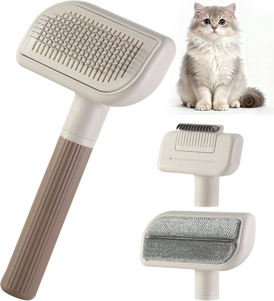 3-in-1 Pet Hair Remover & Dog Grooming Brush