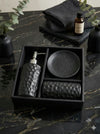 3-Piece Ceramic Bathroom Set – Soap Dispenser, Dish & Tumbler