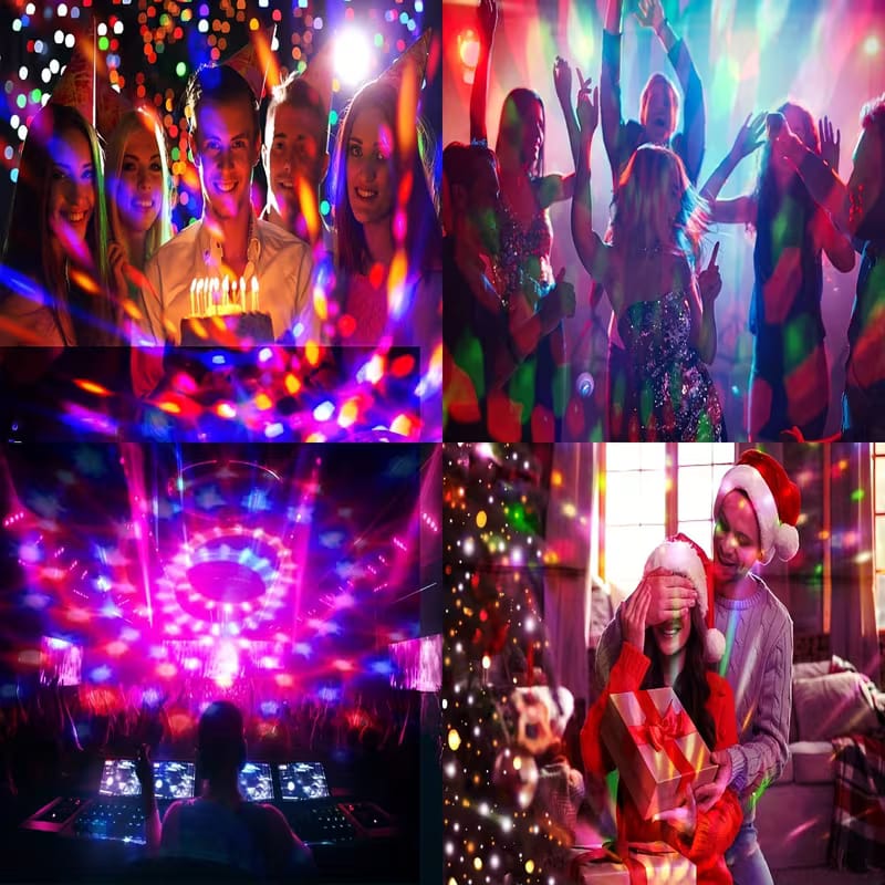 RGB Disco Ball Light with Remote Control