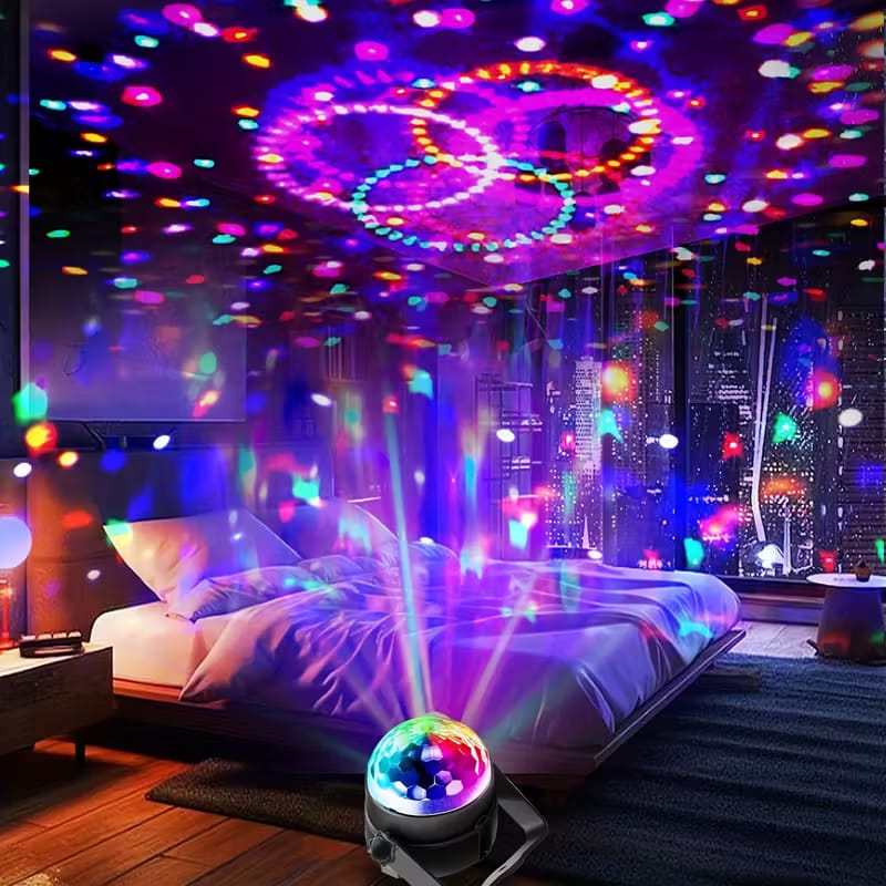 RGB Disco Ball Light with Remote Control