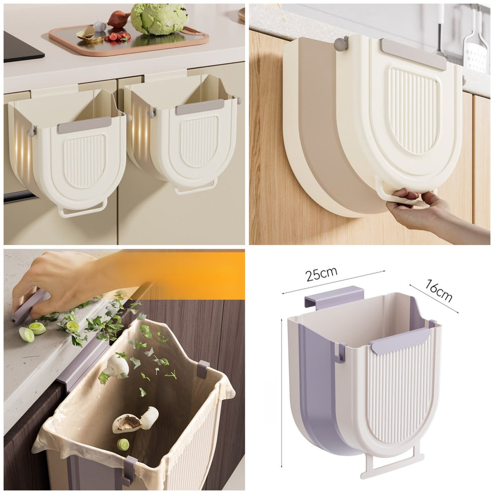 Foldable Hanging Kitchen Trash Bin