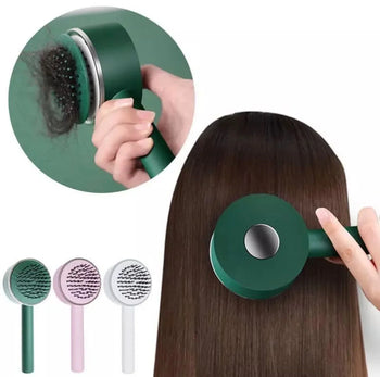 Massage Comb for Curly Hair – Cushion Detangling Brush for Women - Clarify.pk